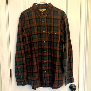 Buffalo Jackson trading Co. FAIRBANKS FLANNEL SHIRT Brand New 100% Cotton